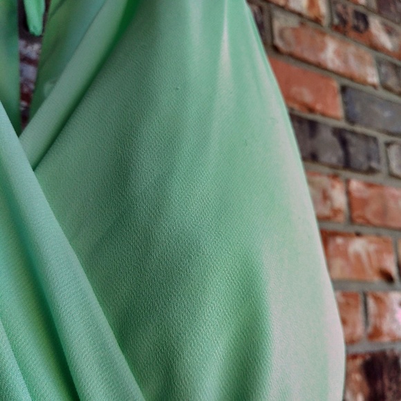 Gianni Bini szXS Mint Green Chiffon Maxi - Picture 4 of 7